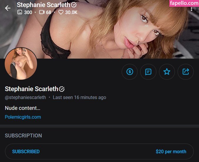 Stephanie Scarleth #1