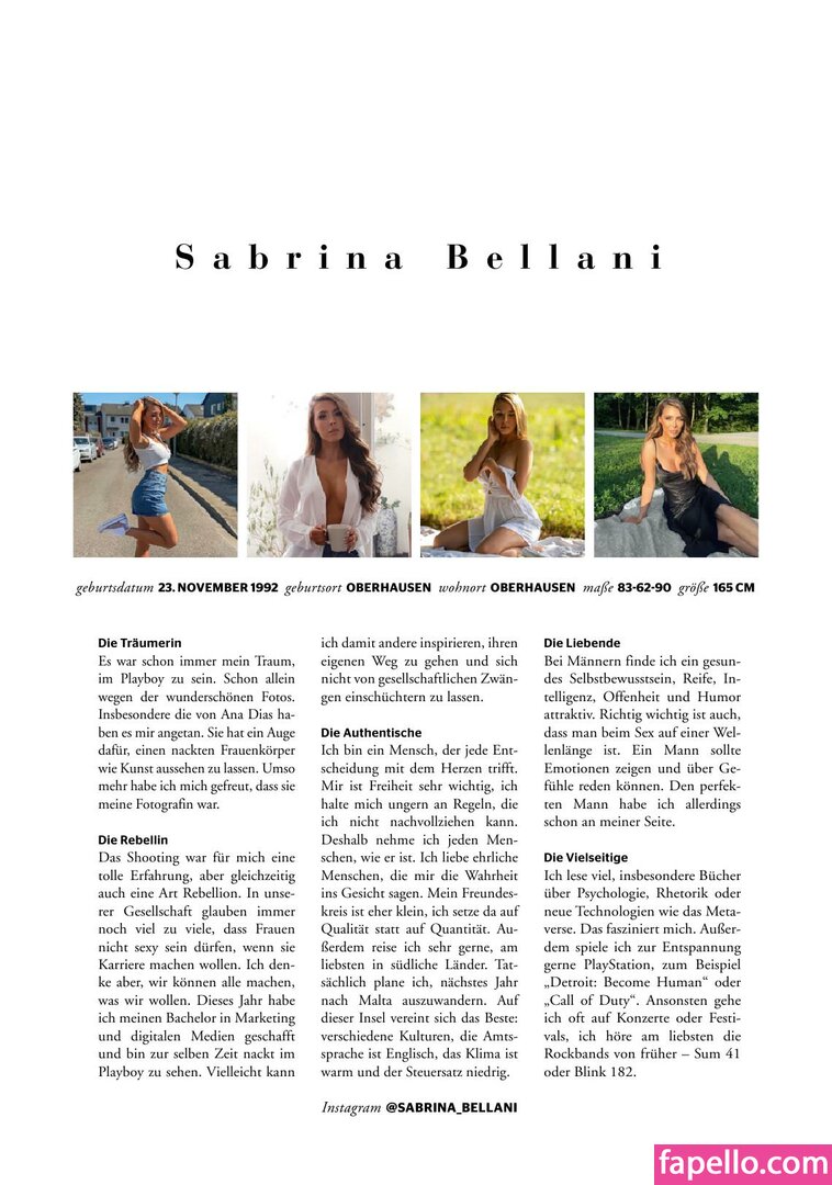 Sabrina Bellani #1